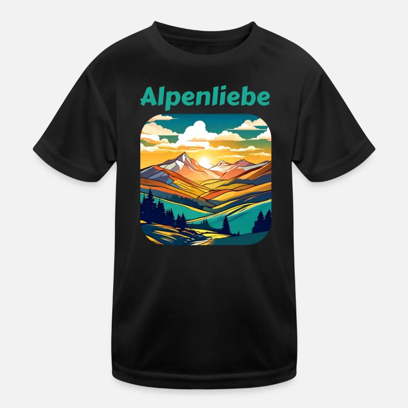 L’amour des Alpes I T-shirt sport Enfant