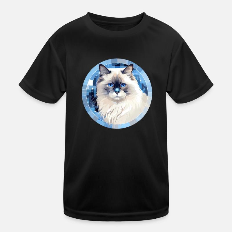 Ragdoll Katze Kinder Funktions-T-Shirt