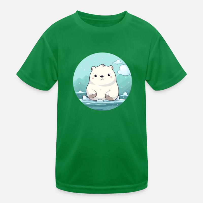 süßer kleiner Eisbär Kinder Funktions-T-Shirt