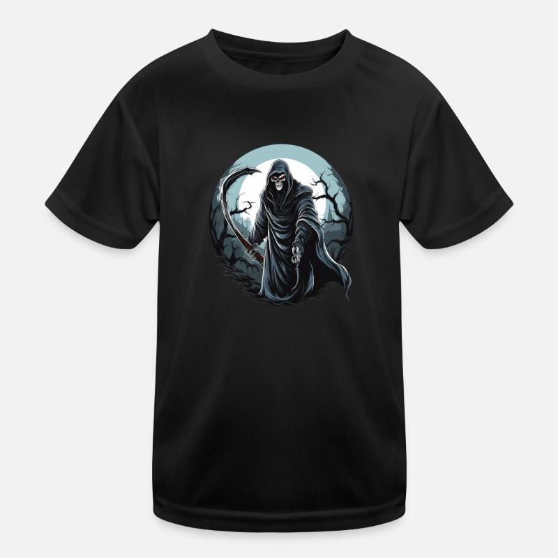 Sensenmann Kinder Funktions-T-Shirt