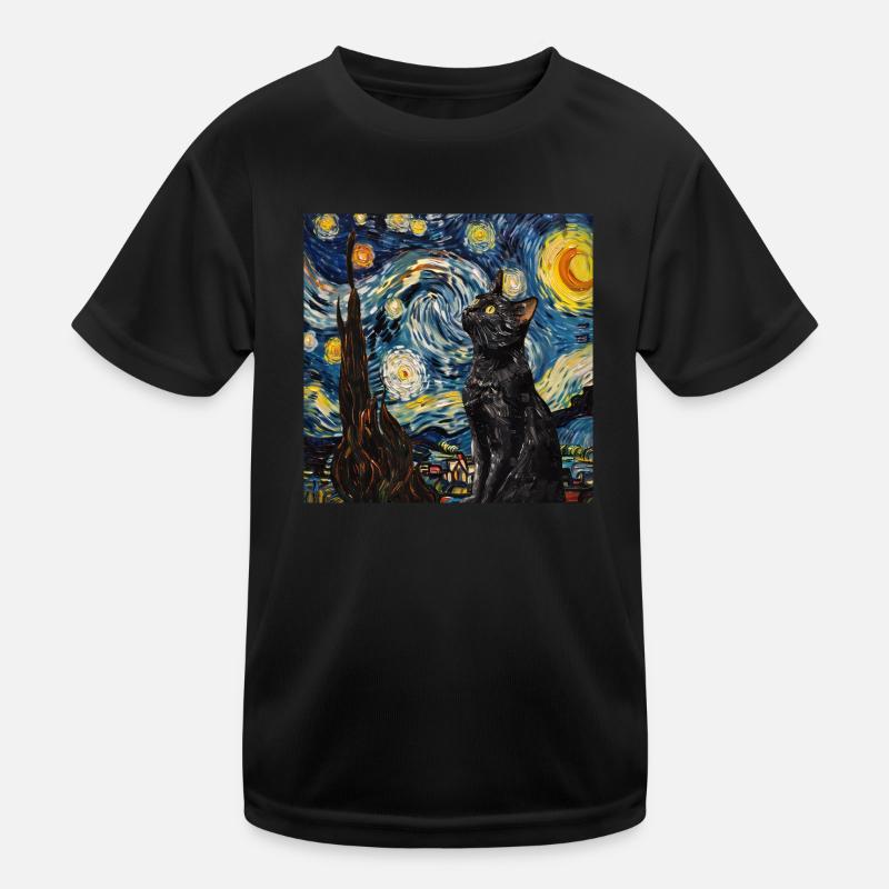 Katze, katzenmotiv Kinder Funktions-T-Shirt