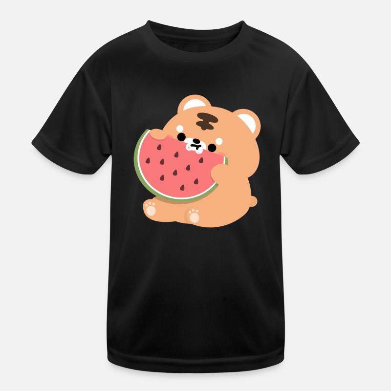 Tiger Wassermelone Kinder Funktions-T-Shirt