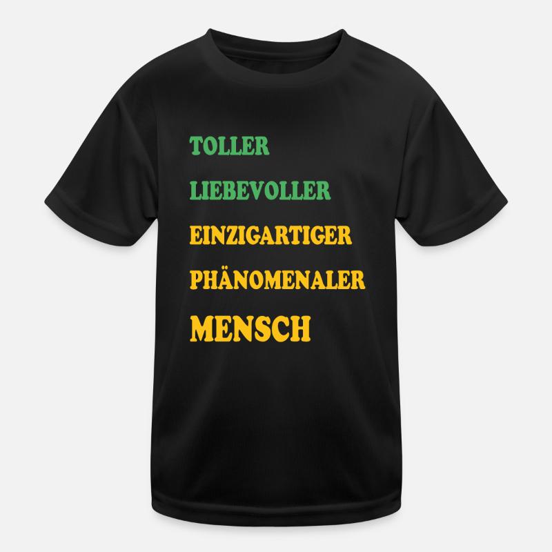 Einzigartig Toll & Phänomenaler Mensch Kinder Funktions-T-Shirt