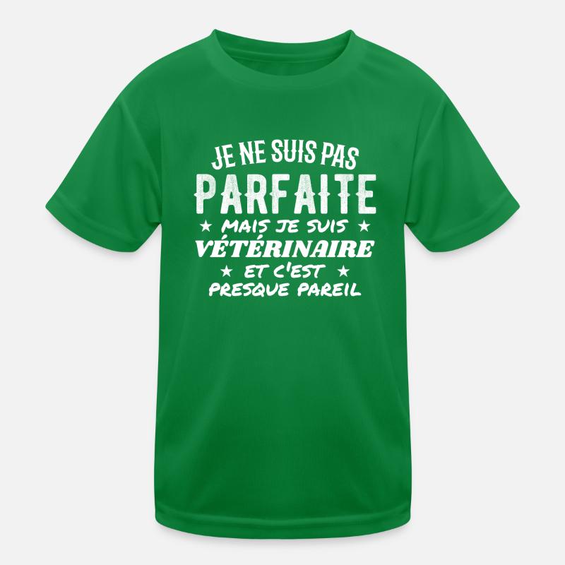 Not perfect but vetivist Kids Functional T-Shirt