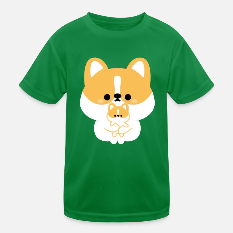 Corgi Liebe Kinder Funktions-T-Shirt
