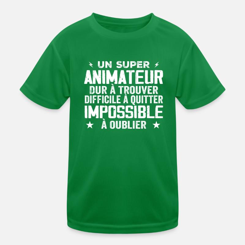 Super Animateur T-shirt sport Enfant
