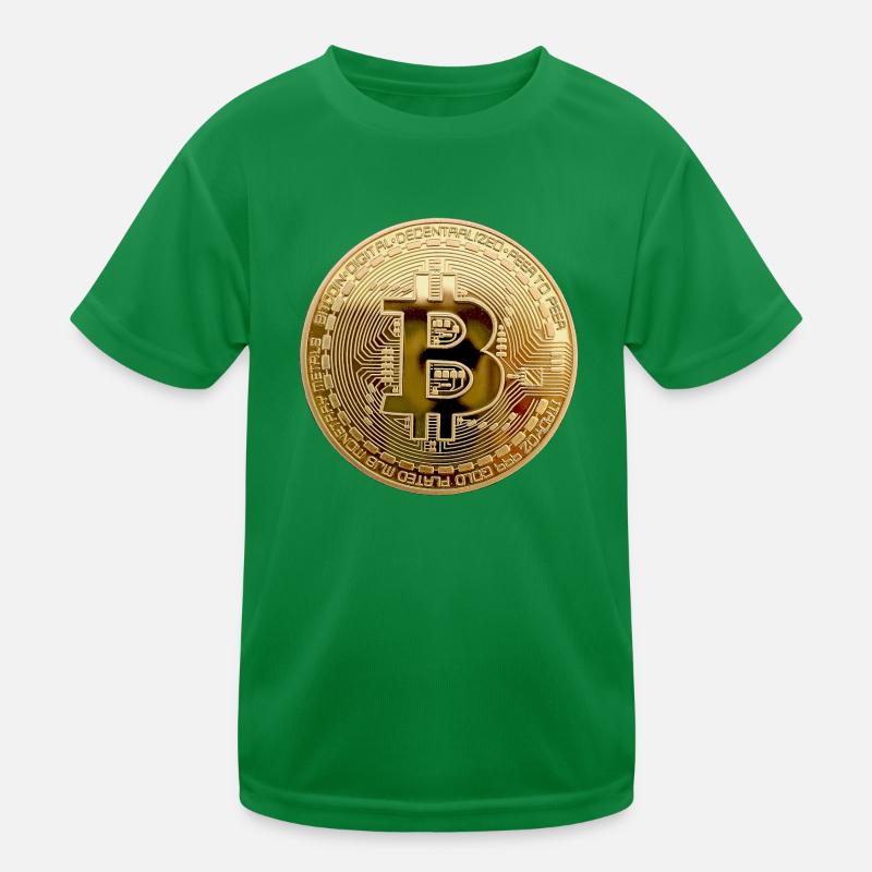 Bitcoin-Währung Kinder Funktions-T-Shirt