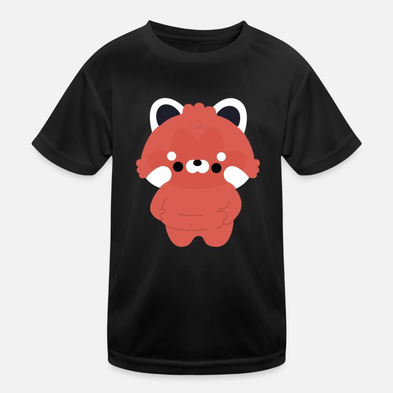 Chonky Red Panda Kids Functional T-Shirt