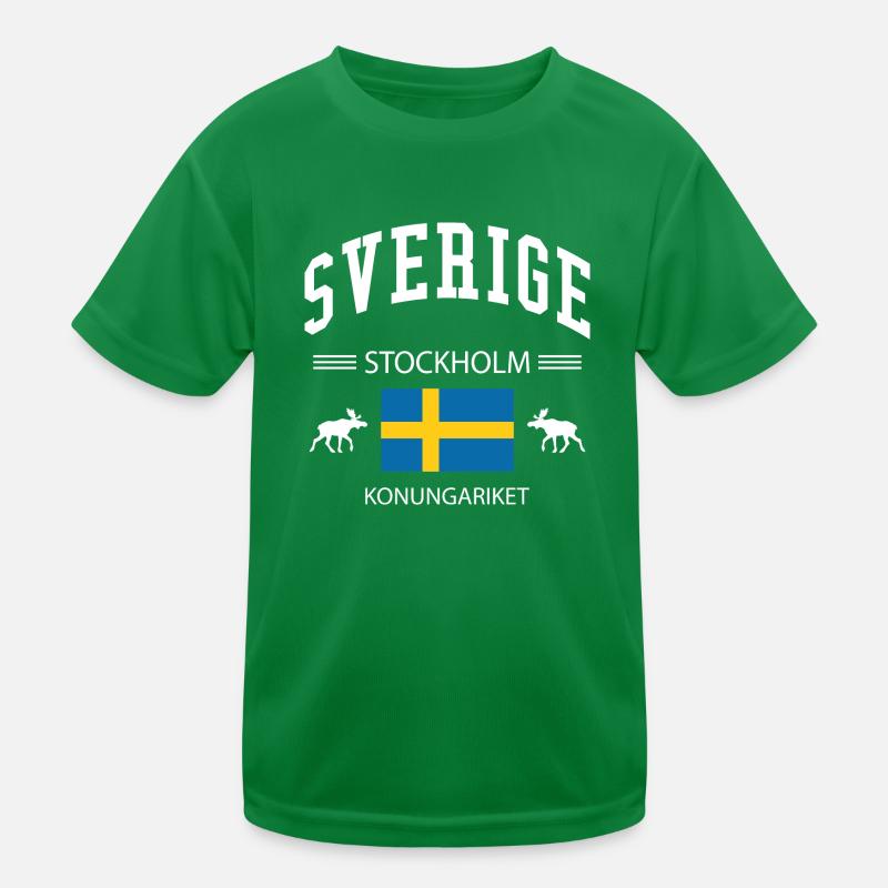 Sweden Kids Functional T-Shirt