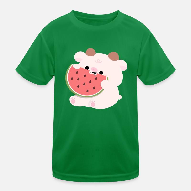 Kuh-Wassermelone Kinder Funktions-T-Shirt