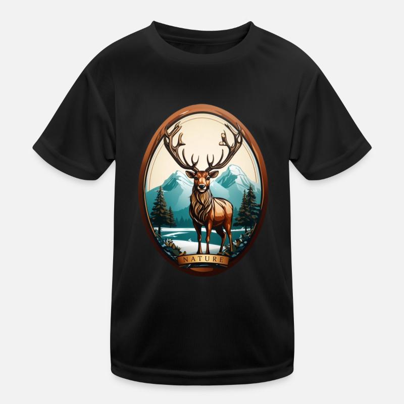 Reindeer Kids Functional T-Shirt