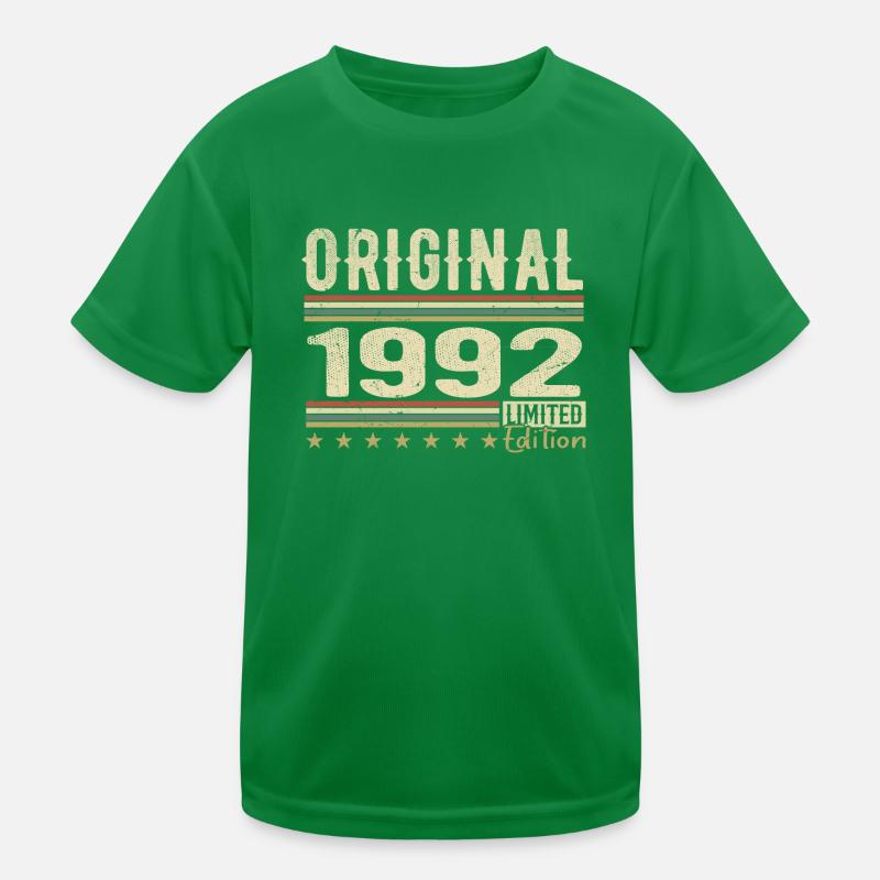Original 1992 - Retro 1992 Geburtstagsgeschenk Kinder Funktions-T-Shirt