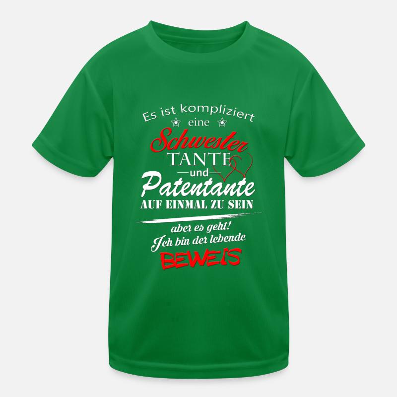 SChwester lebender Beweis Kinder Funktions-T-Shirt