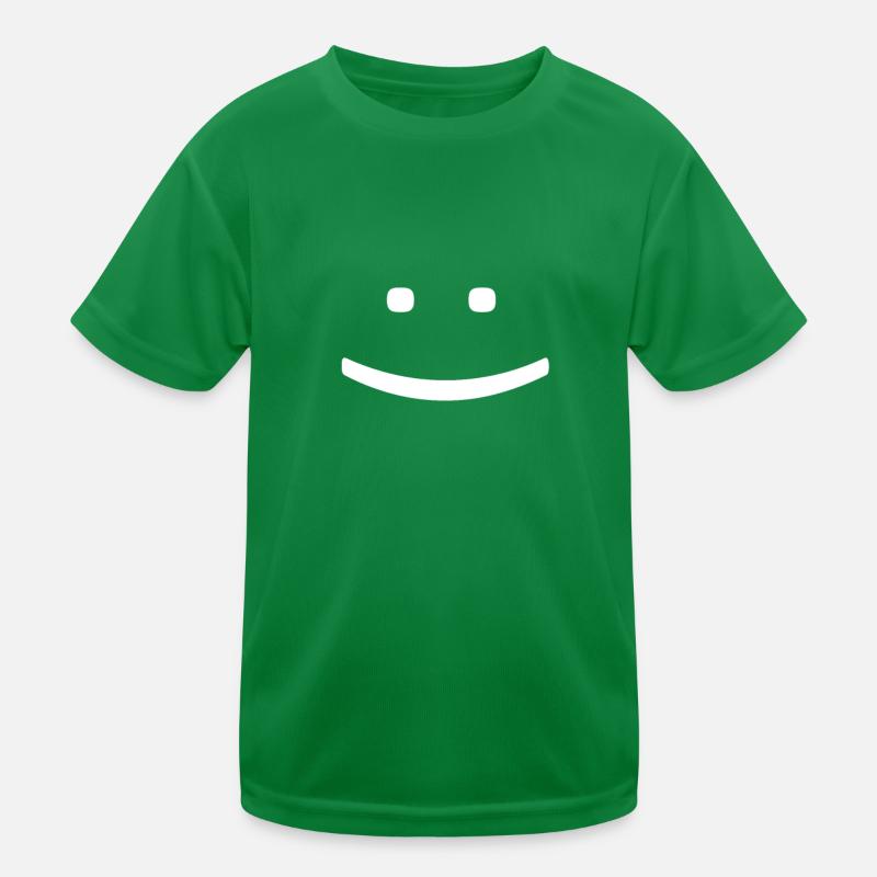 Smiley Kinder Funktions-T-Shirt