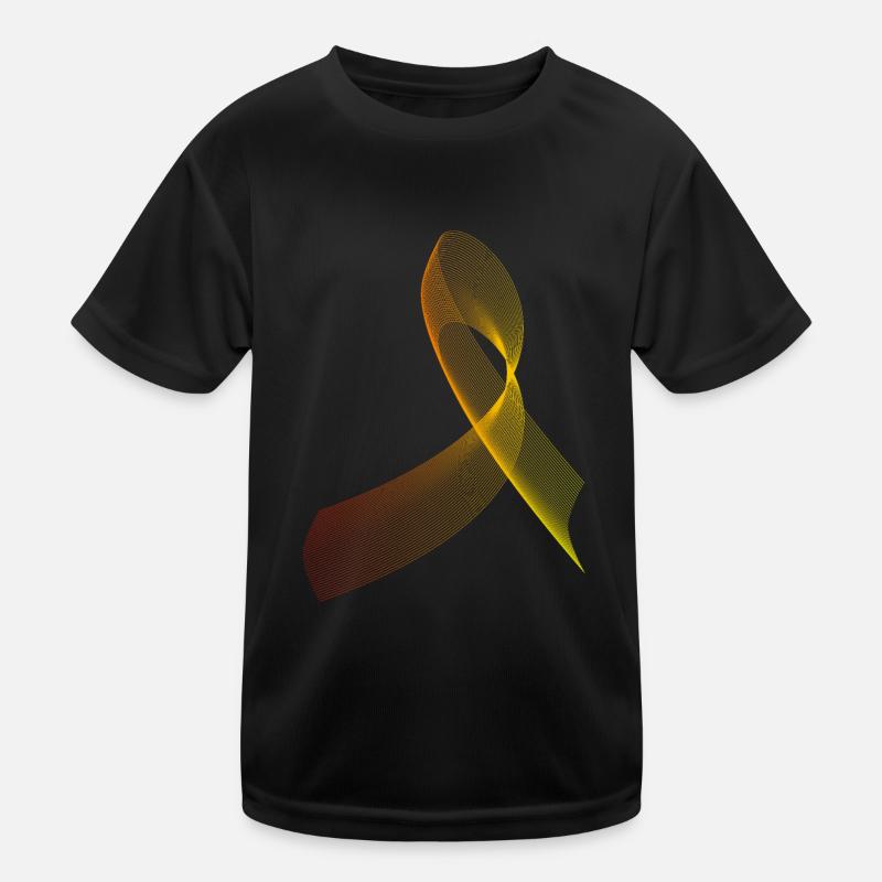 Cool, abstract and futuristic pattern - Kids Functional T-Shirt - black