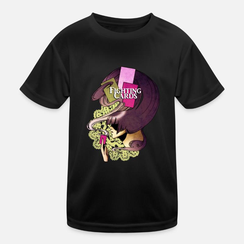 Kampfkarten - Beschwörer Kinder Funktions-T-Shirt