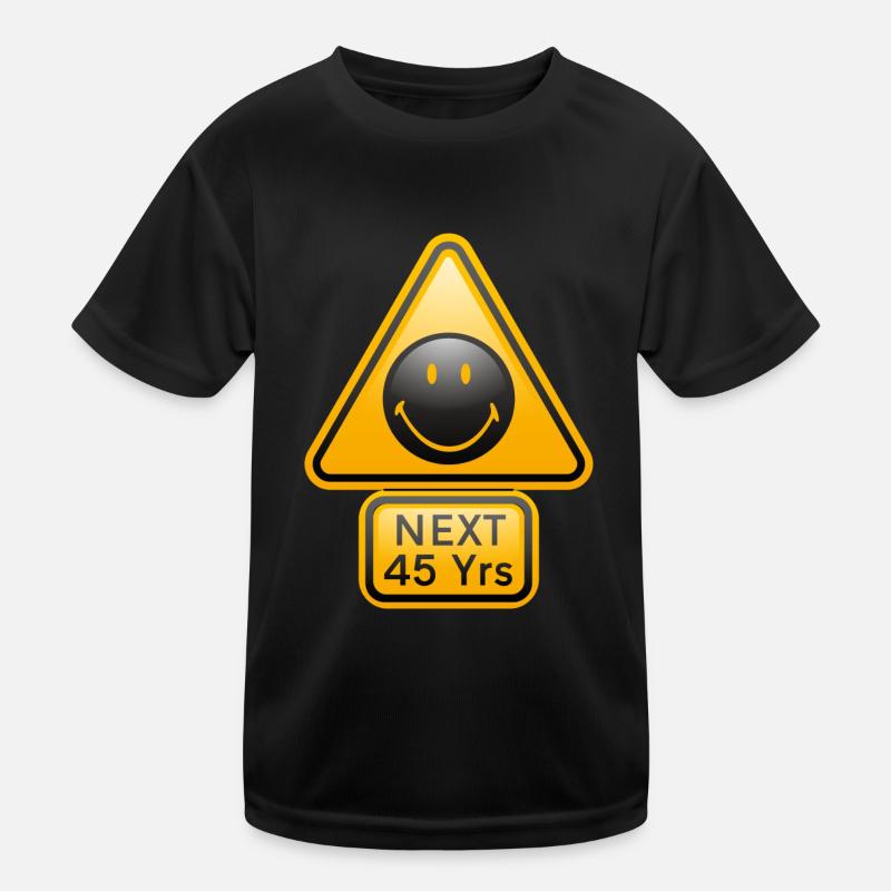 Smiley Shield 'Next 45 years' T-shirt sport Enfant