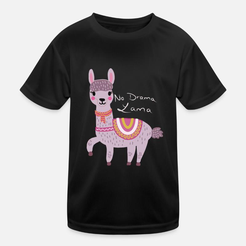 No drama Lama Kids Functional T-Shirt