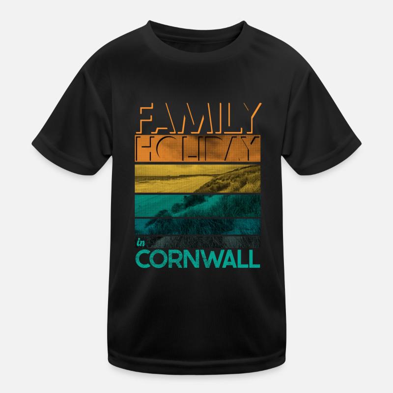 Vacances en famille à Cornwall Angleterre Vacances T-shirt sport Enfant