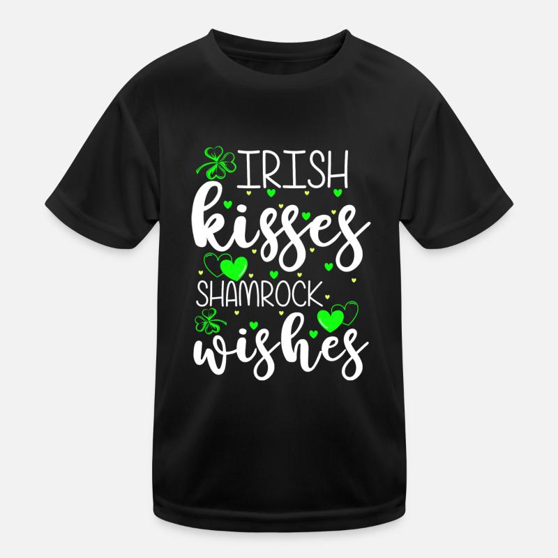 Glück Liebe Lebensfreude Kinder Funktions-T-Shirt