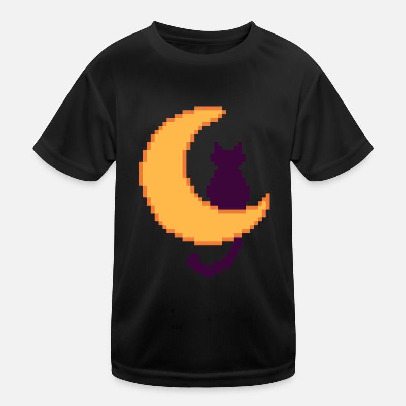 Chat - Lune T-shirt sport Enfant