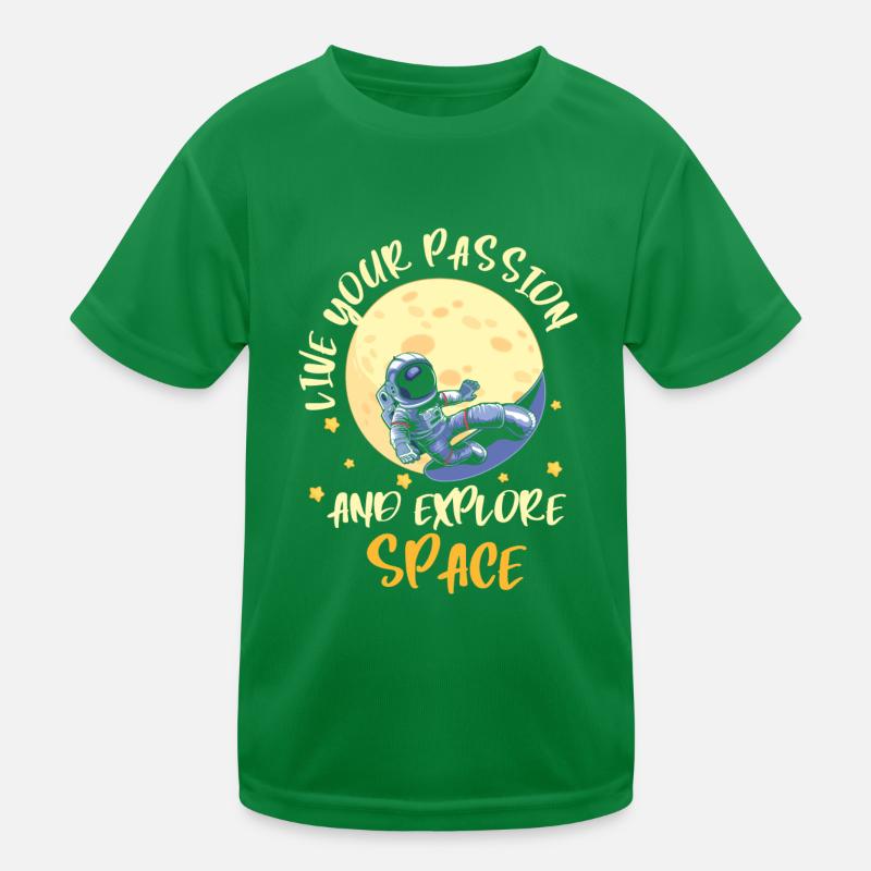 Navette spatiale Weightless Star Planet T-shirt sport Enfant