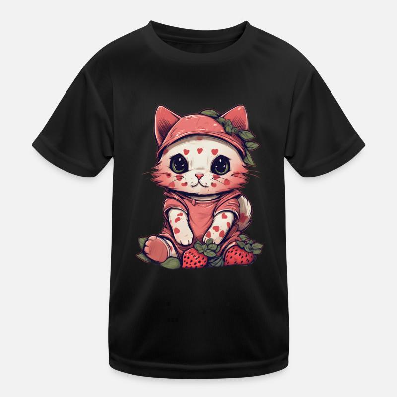 Ragamuffin Katze Geschenk Kinder Funktions-T-Shirt
