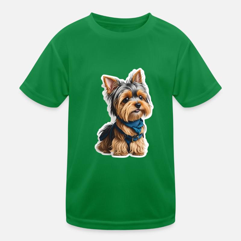 Entzückendes Bündel der Freude: Ein süßer Yorkshir Kinder Funktions-T-Shirt