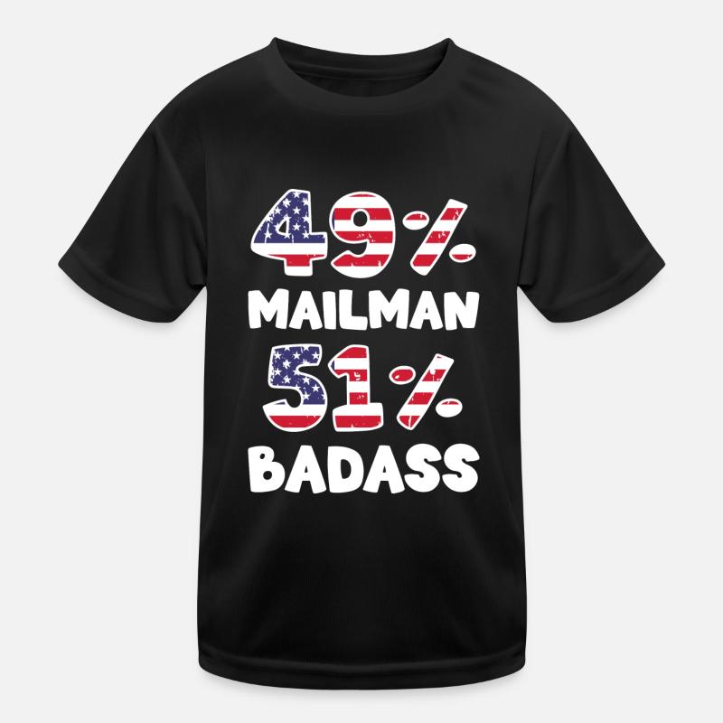 Post Letter Carrier Parcels Kids Functional T-Shirt