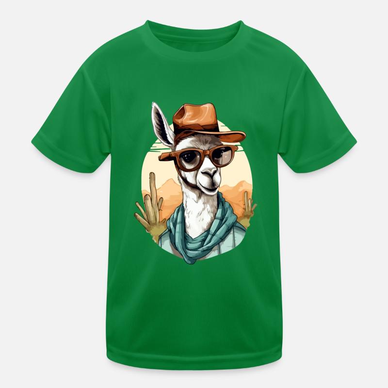 Goki der Lama Kinder Funktions-T-Shirt