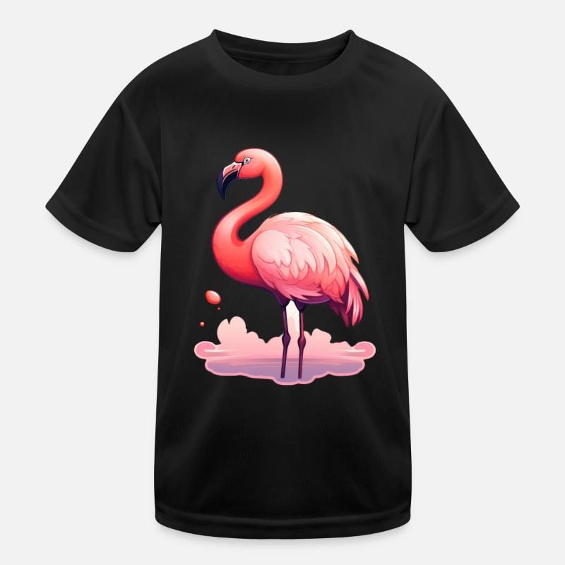Flaming Kids Functional T-Shirt