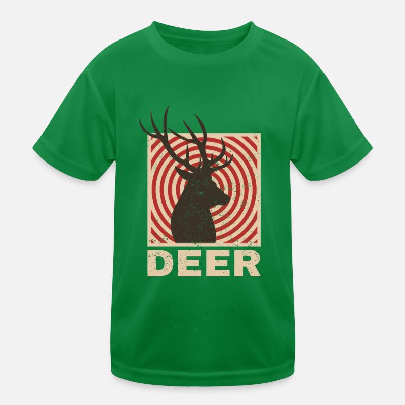 Cerf T-shirt sport Enfant