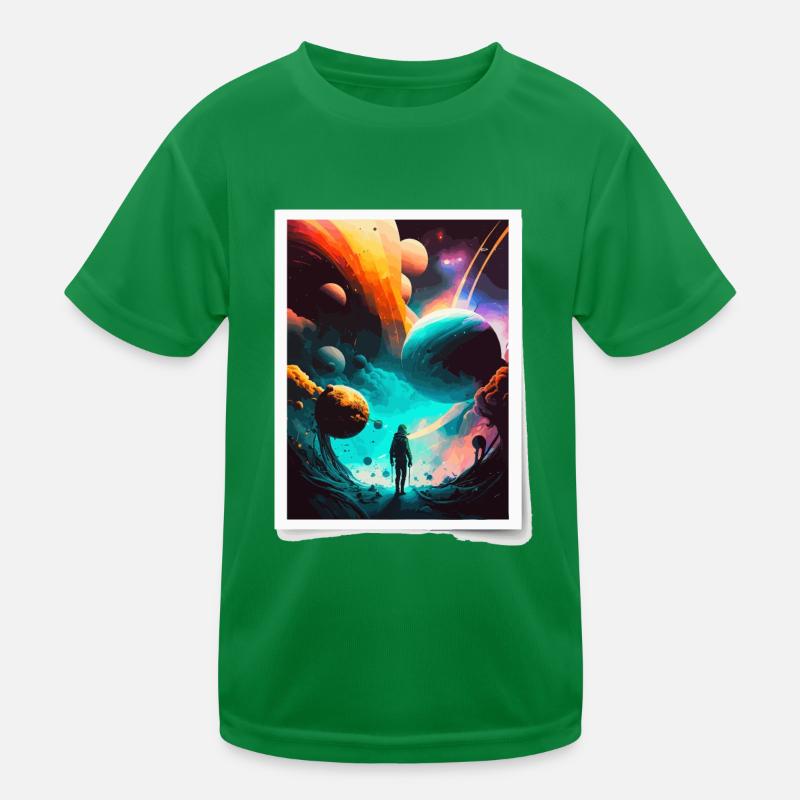 Cosmic Journey Kids Functional T-Shirt