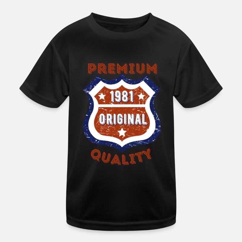 Premium quality 1981 Kids Functional T-Shirt