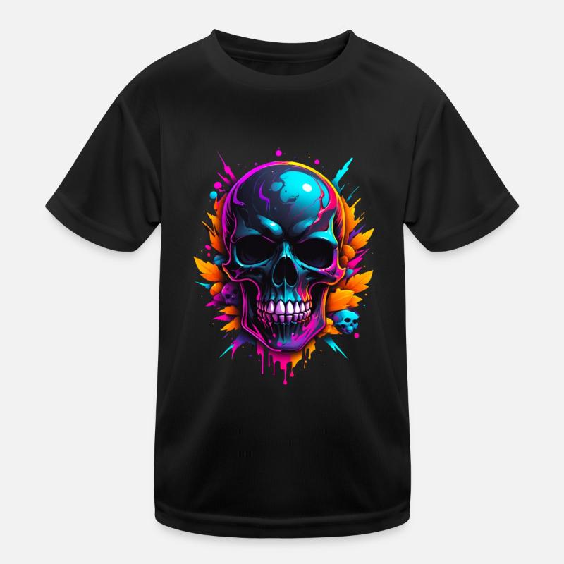 Skull Kids Functional T-Shirt