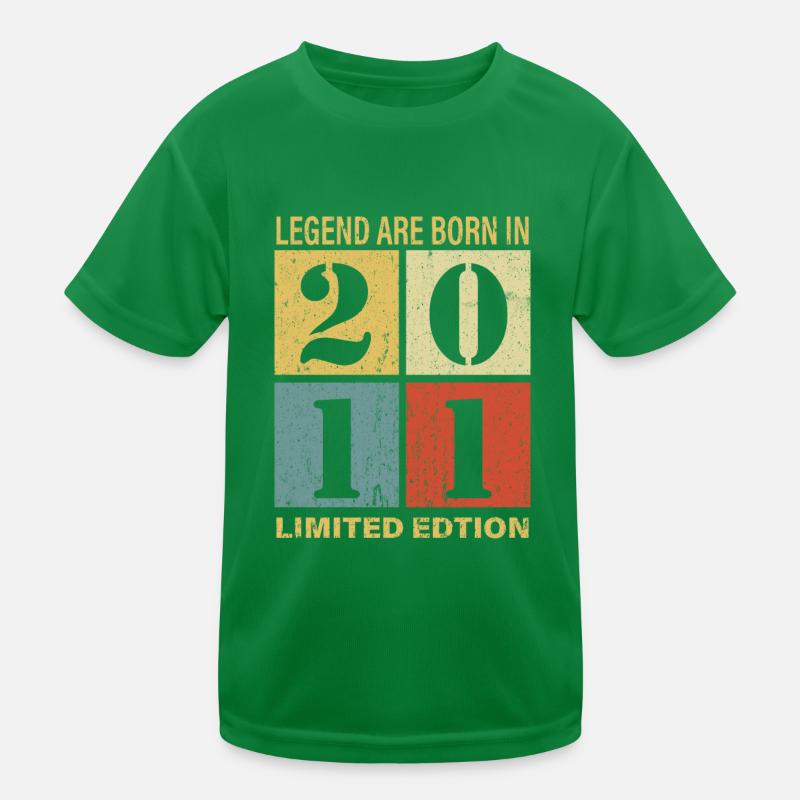 Original Kalender 2011 Vintage Geburtstag Rec Kinder Funktions-T-Shirt