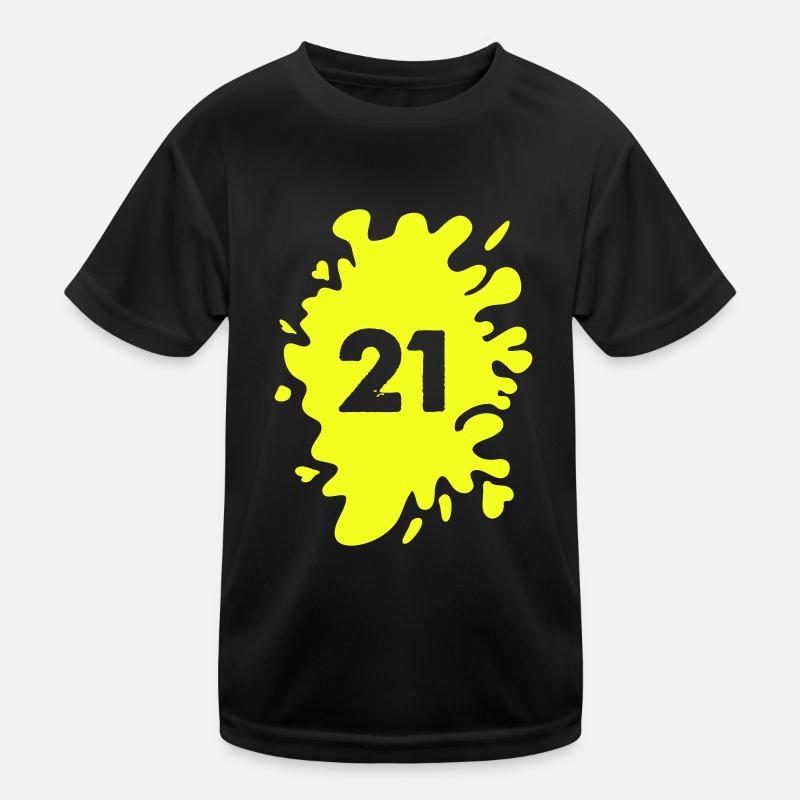 Klecks 21 Kinder Funktions-T-Shirt