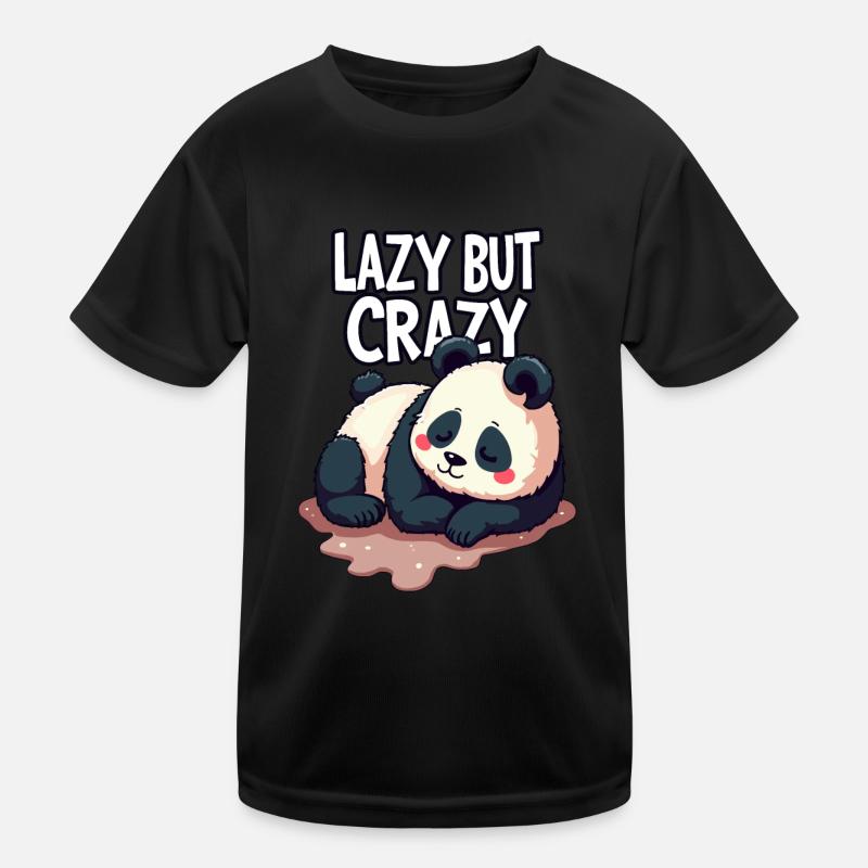Lazy But Crazy Kids Functional T-Shirt