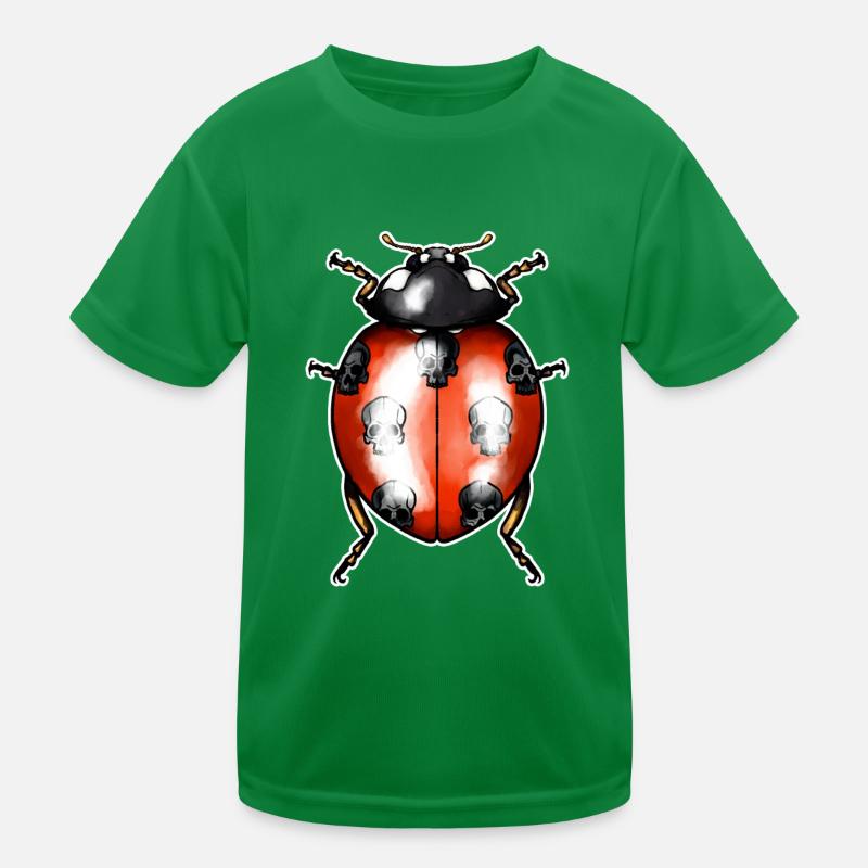 Marienkäfer Kinder Funktions-T-Shirt