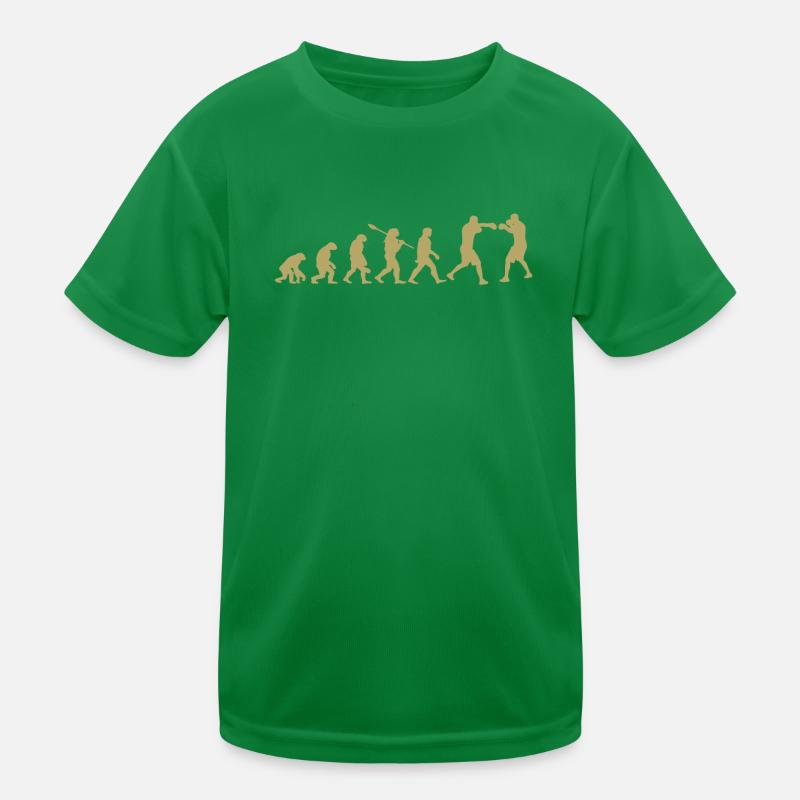 Evolution des Boxens | Boxer-Geschenk Kinder Funktions-T-Shirt