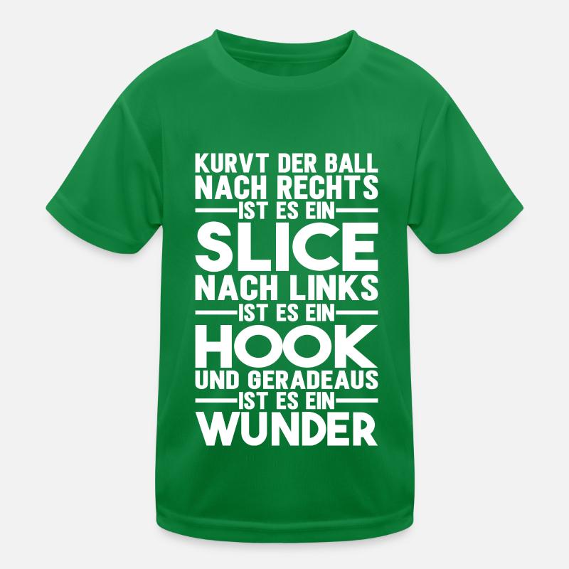 Golf Golfspieler Golfschläger Golfplatz Geschenk Kinder Funktions-T-Shirt