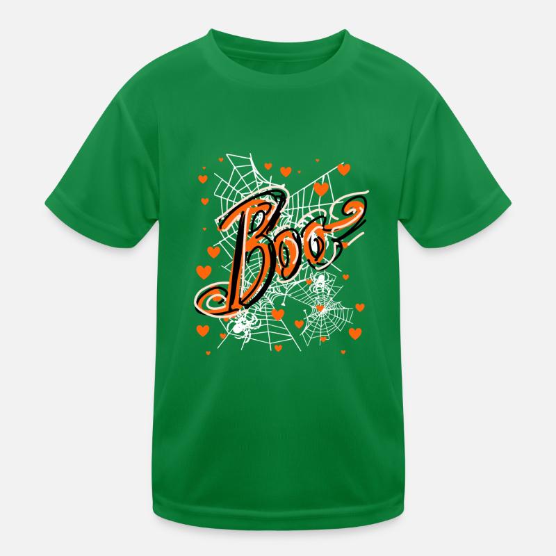 Boo,halloween,graffiti,spider web,spider web Kids Functional T-Shirt
