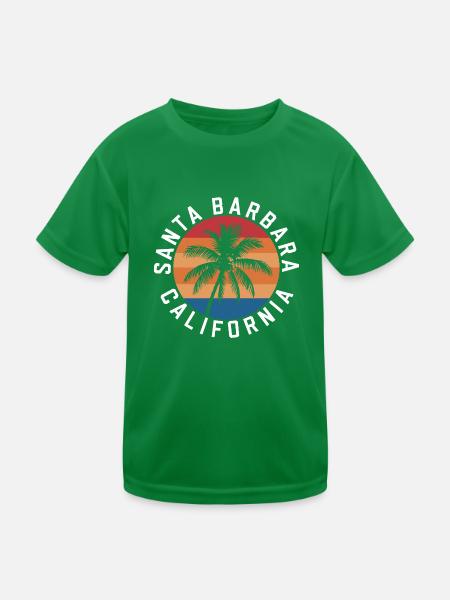 Californie Santa Barbara - T-shirt sport Enfant - vert - Devant