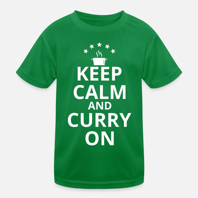 Restez calme et curryez T-shirt sport Enfant