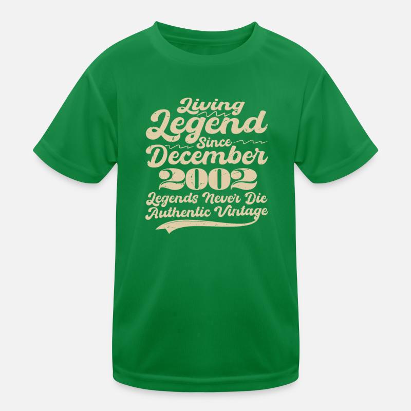 Es war einmal eine Legende. Dezember 2002 Geburts Kinder Funktions-T-Shirt