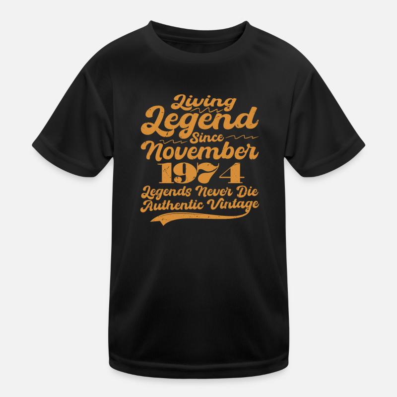 Es war einmal eine Legende. November 1974 Geburts Kinder Funktions-T-Shirt