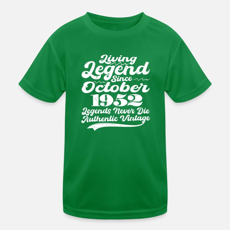 Es war einmal eine Legende. oktober 1952 Geburts Kinder Funktions-T-Shirt