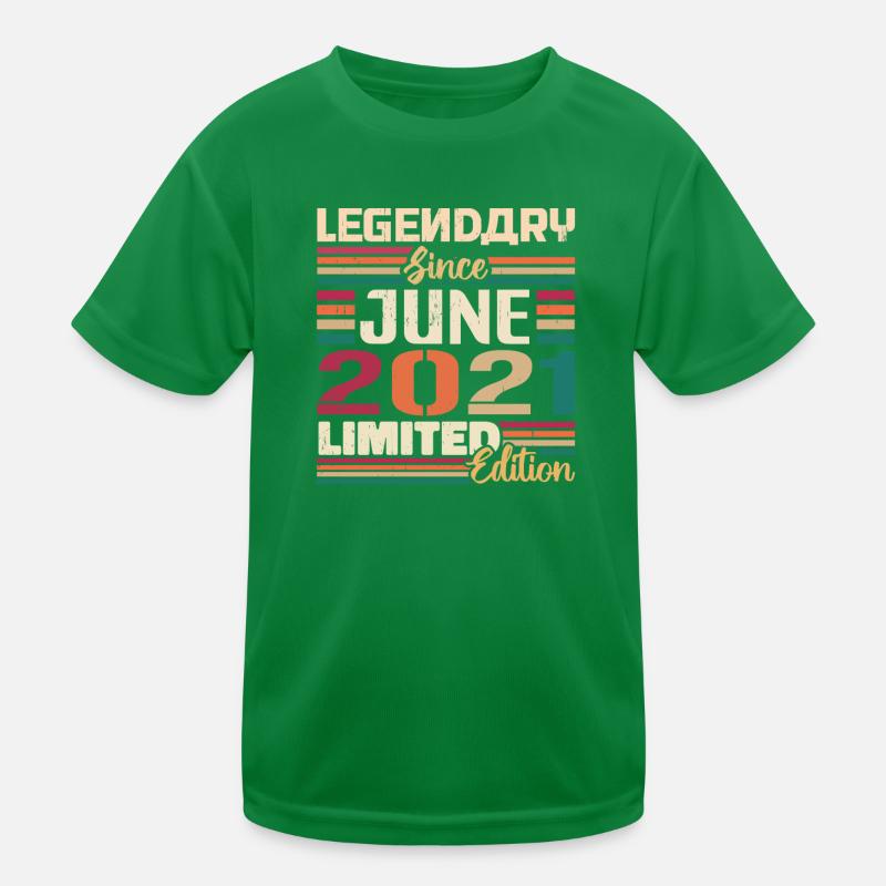 Legendary June 2021 Limited Edition Juni 2021 Kinder Funktions-T-Shirt