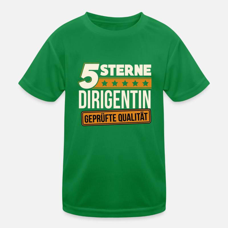 Dirigentin Chorleiterin Chor Gesangschor Geschenk Kinder Funktions-T-Shirt