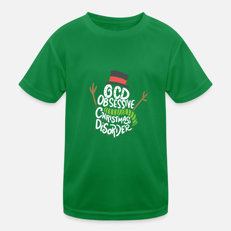 CHRISTMAS OCD Obsessive Christmas Disorder Kids Functional T-Shirt